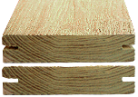 Terasové dosky z akátového dřeva kartáčované